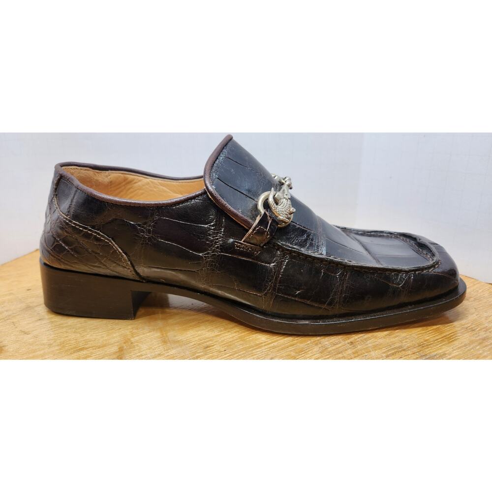 Rare Vtg Women MAURI for DONNA Alligator Loafers from ITALY - Size 9B EUC - Picture 6 of 11